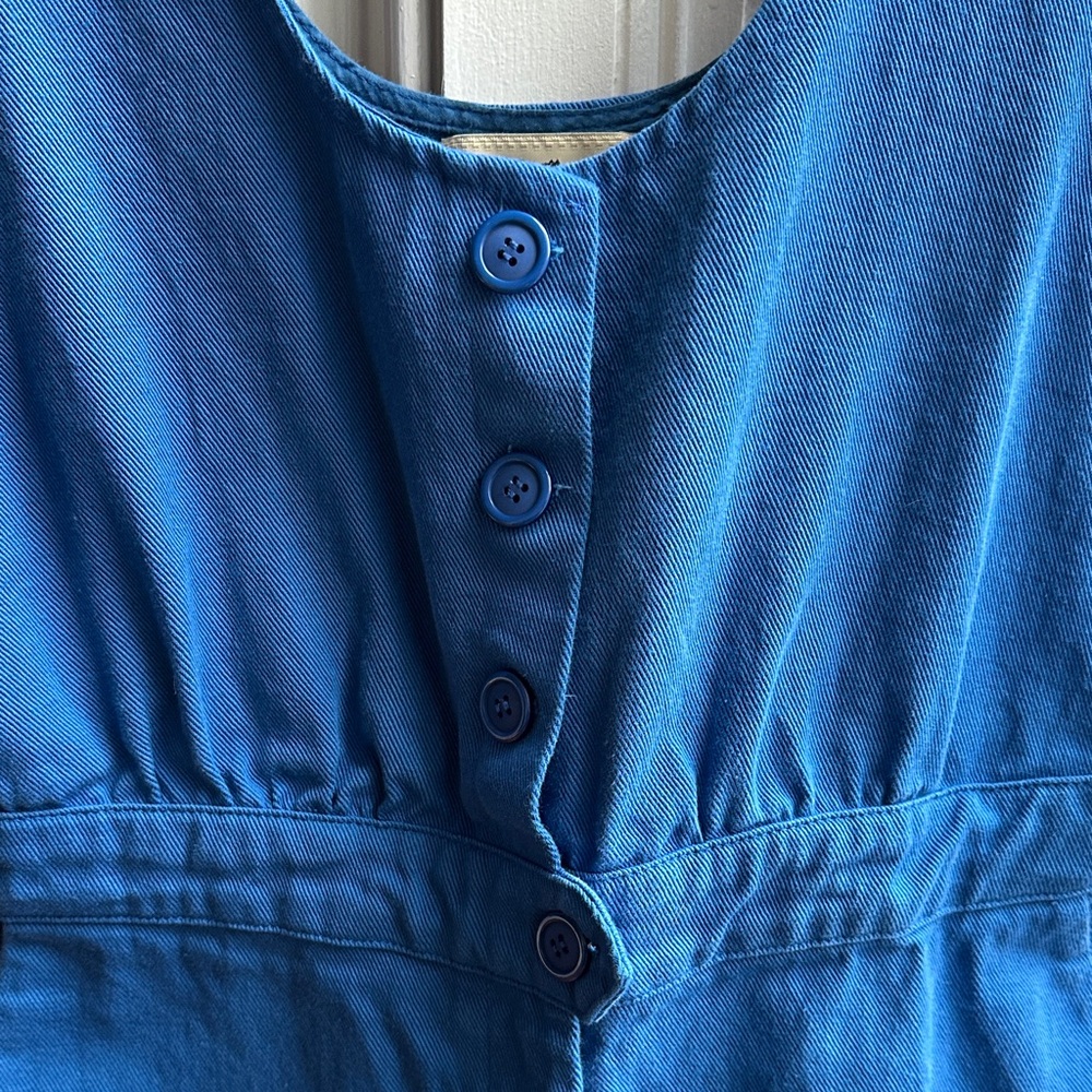 Vintage Fashion Brand Company Blue Sleeveless Jumpsuit 2XL - Picture 2 of 8